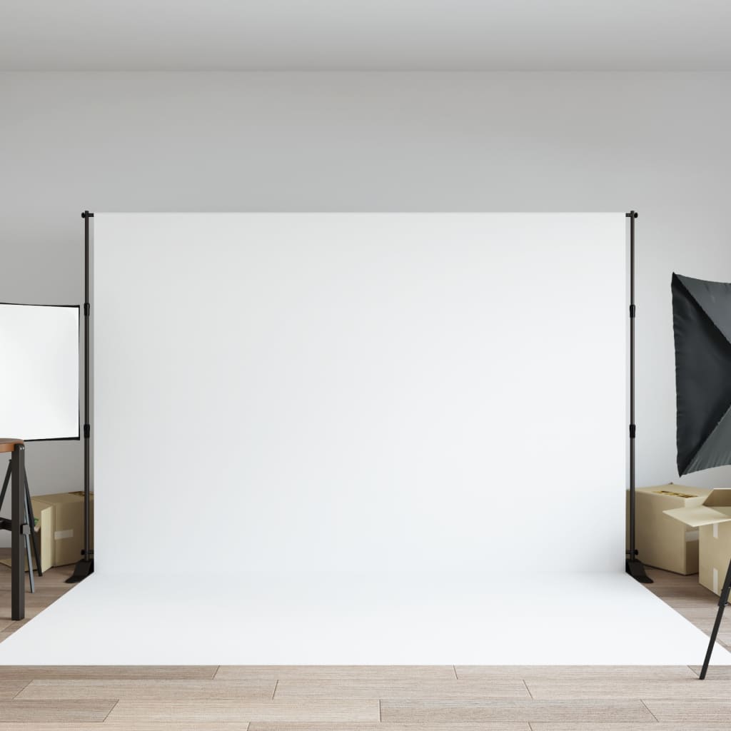 vidaXL Hintergrundstativ Schwarz 254x243 cm Stahl