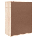 vidaXL Schuhschrank ALTA 77x35x96 cm Massivholz Kiefer