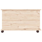 vidaXL Truhe mit Rollen ALTA 73x39,5x43 cm Massivholz Kiefer