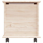 vidaXL Truhe mit Rollen ALTA 73x39,5x43 cm Massivholz Kiefer