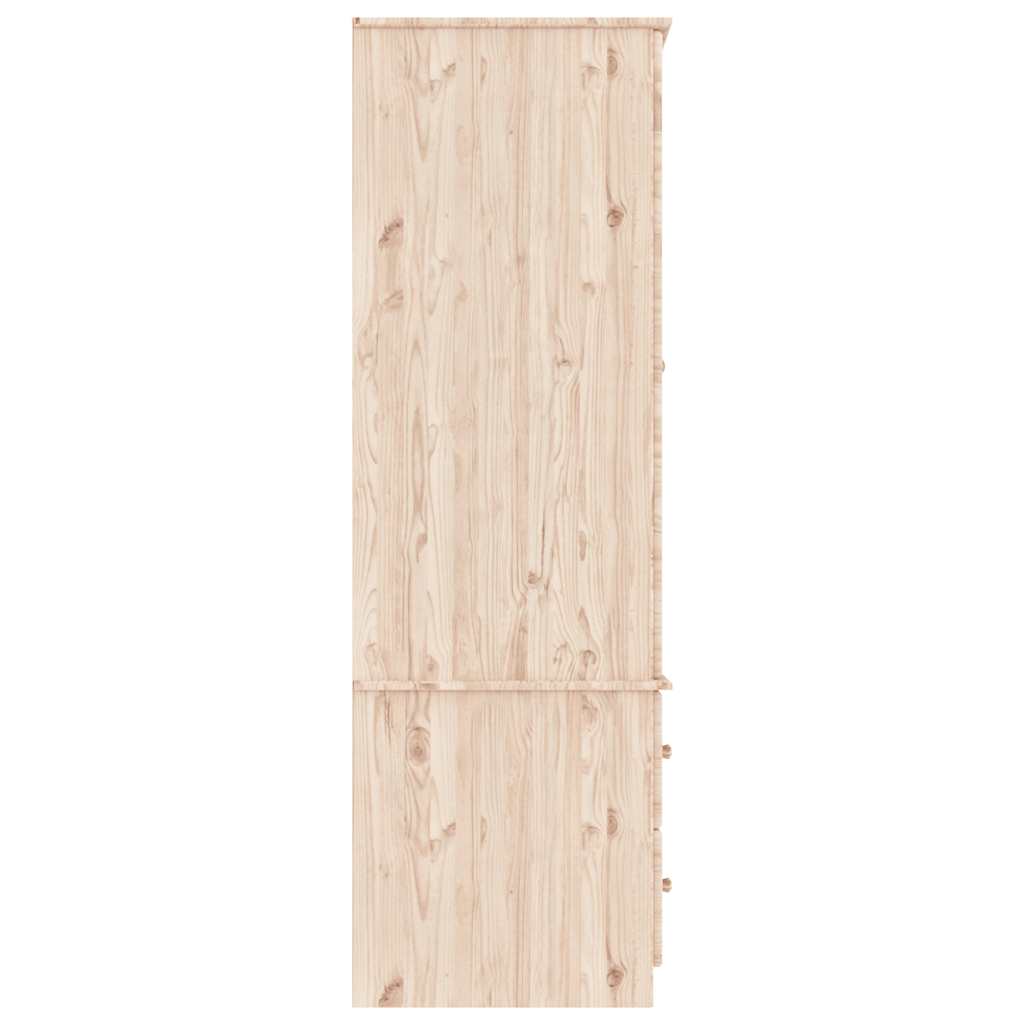 vidaXL Kleiderschrank ALTA 90x55x170 cm Massivholz Kiefer