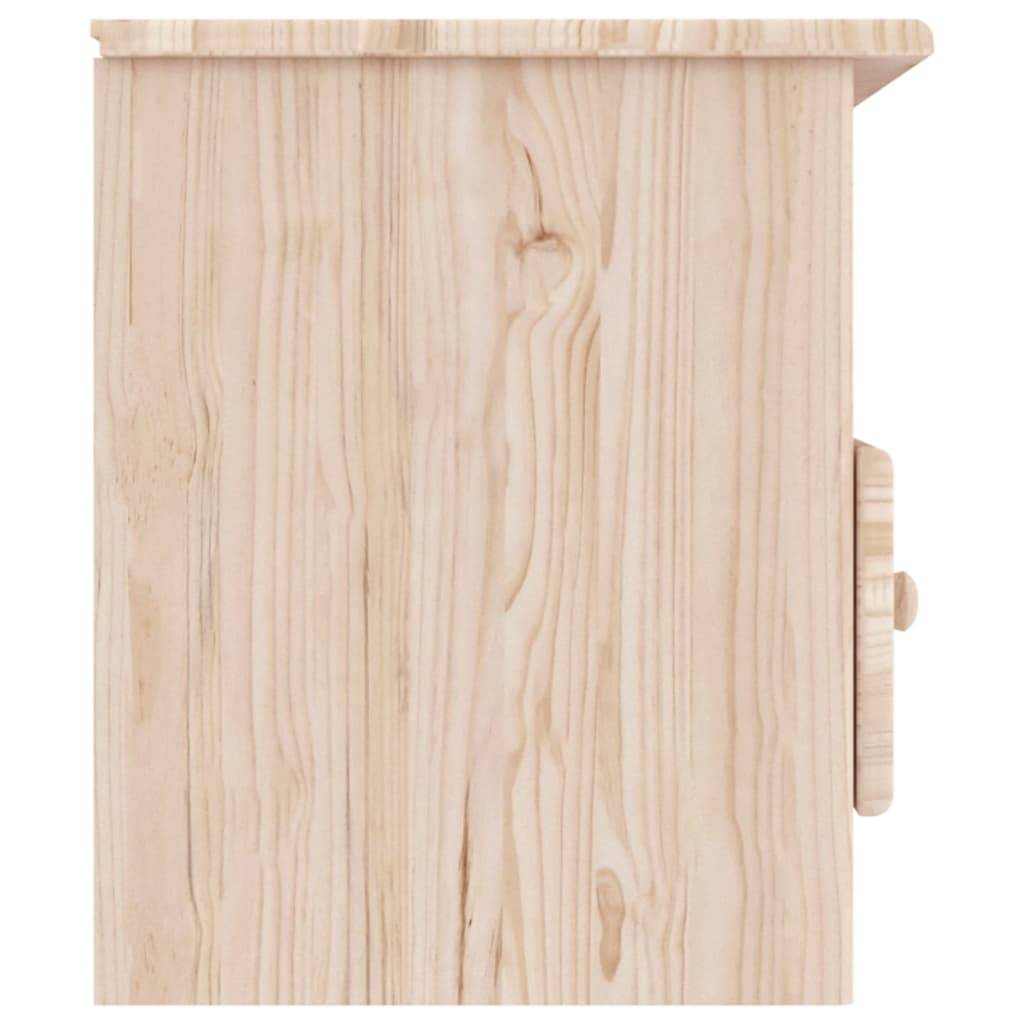 vidaXL TV-Schrank mit Schubladen ALTA 100x35x41 cm Massivholz Kiefer