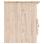 vidaXL TV-Schrank mit Schubladen ALTA 100x35x41 cm Massivholz Kiefer