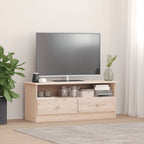 vidaXL TV-Schrank mit Schubladen ALTA 100x35x41 cm Massivholz Kiefer