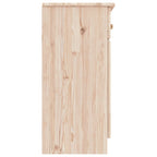 vidaXL Sideboard ALTA 112x35x73 cm Massivholz Kiefer