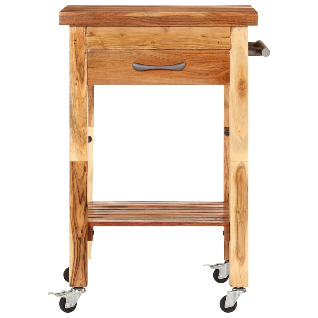 vidaXL Küchenwagen 55x55x89 cm Massivholz Akazie