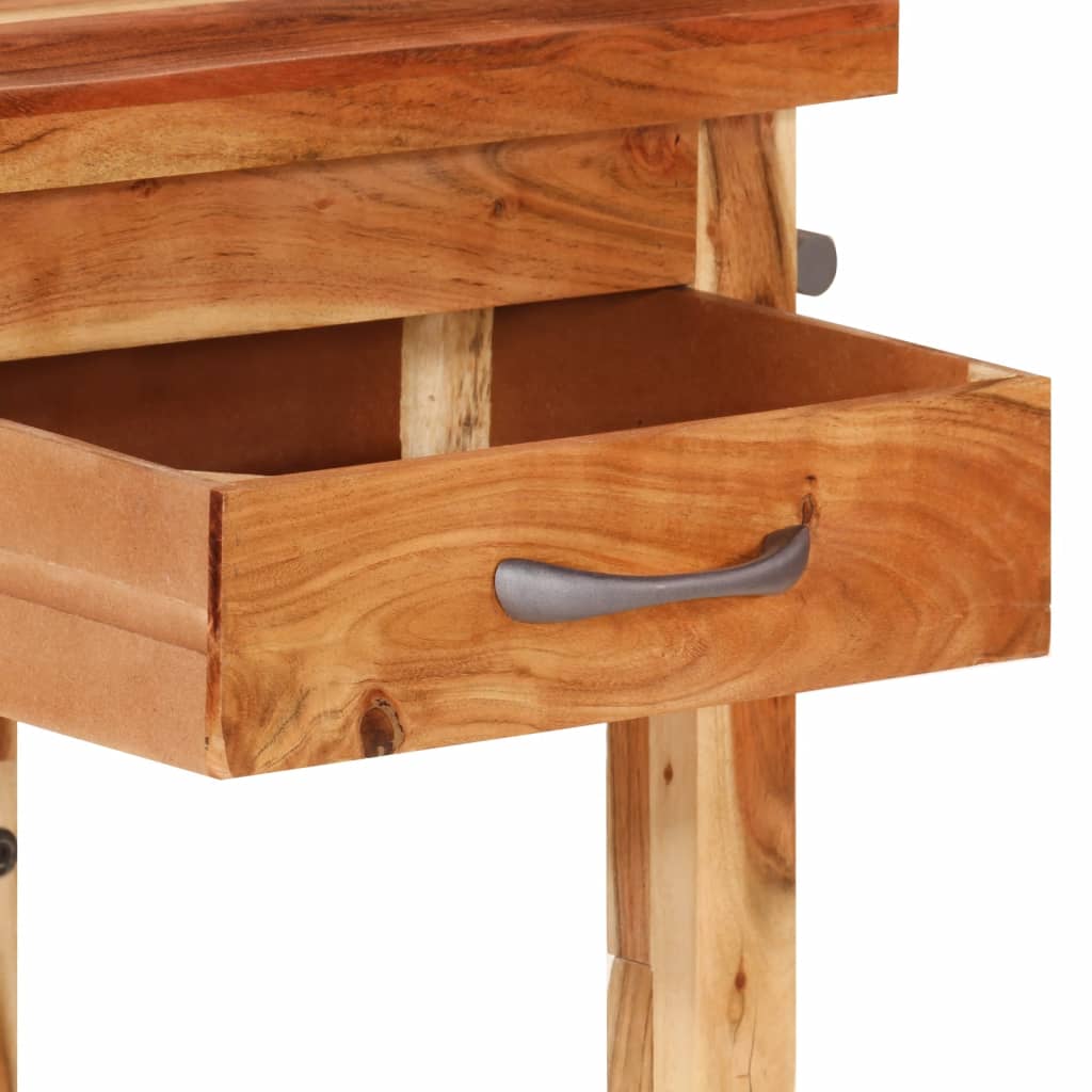 vidaXL Küchenwagen 55x55x89 cm Massivholz Akazie
