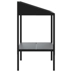 vidaXL Pflanzenständer Anthrazit 56,5x54,5x100 cm Verzinkter Stahl