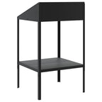 vidaXL Pflanzenständer Anthrazit 56,5x54,5x100 cm Verzinkter Stahl
