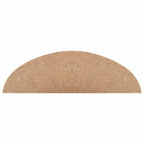 vidaXL Stufenmatten Selbstklebend 10 Stk. Beige 56x17x3 cm