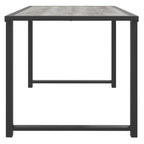 vidaXL Gartentisch Anthrazit 55x40x37 cm Stahl