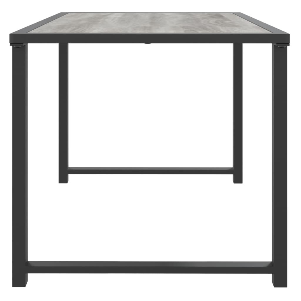 vidaXL Gartentisch Anthrazit 55x40x37 cm Stahl