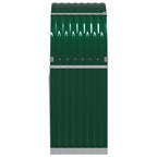 vidaXL Kaminholzunterstand Grün 80x45x120 cm Verzinkter Stahl