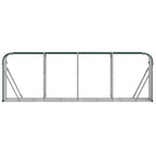 vidaXL Holzkorb Grün 300 x 45 x 100 cm Verzinkter Stahl