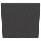 vidaXL Pflanzkübel mit herausnehmbaren Einsatz Braun 12/44 L PP-Rattan