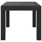 vidaXL Gartentisch Anthrazit 59x47x40 cm PP