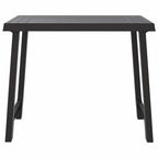 vidaXL Campingtisch Anthrazit 79x56x64 cm PP Holzoptik