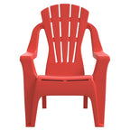 vidaXL Kinder-Gartenstühle 2 Stk. Rot 37x34x44 cm PP Holzoptik
