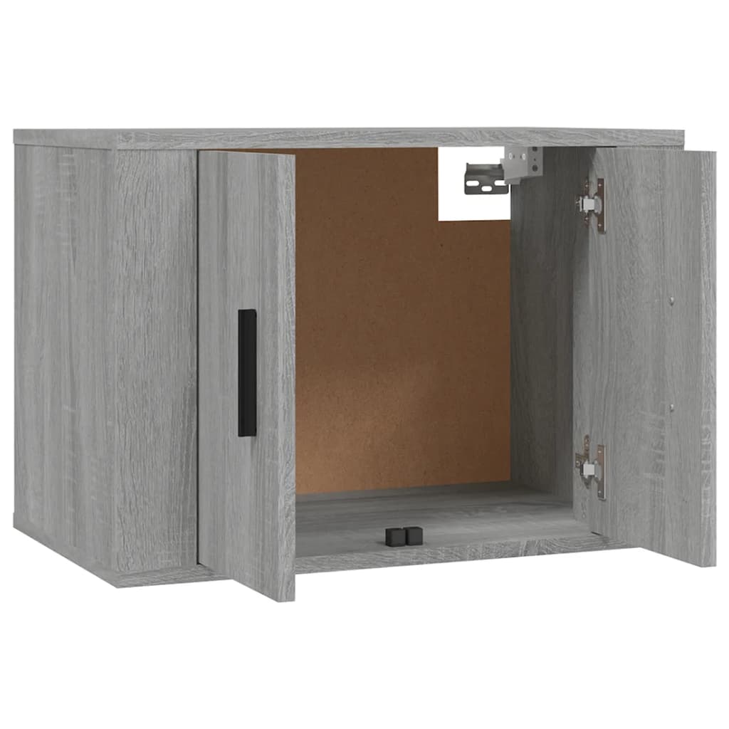 vidaXL TV-Wandschränke 3 Stk. Grau Sonoma 57x34,5x40 cm