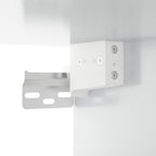 vidaXL TV-Wandschränke 2 Stk. Hochglanz-Weiß 80x34,5x40 cm