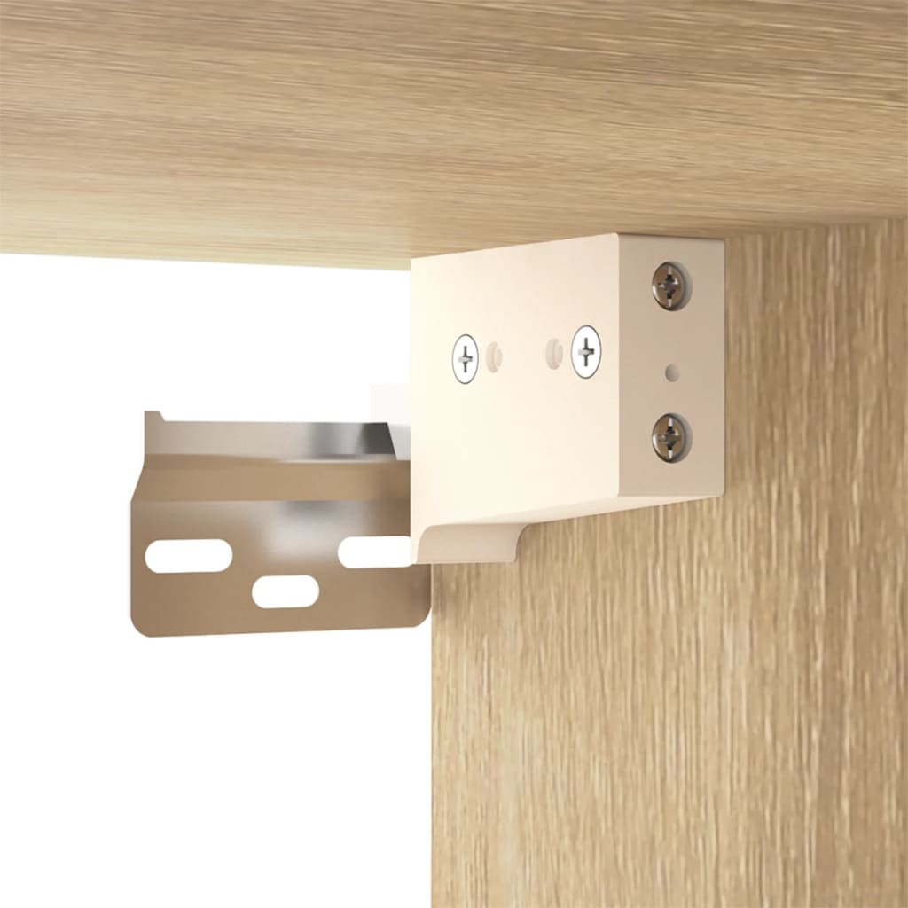 vidaXL TV-Wandschränke 3 Stk. Sonoma-Eiche 80x34,5x40 cm