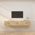vidaXL TV-Wandschränke 3 Stk. Sonoma-Eiche 80x34,5x40 cm