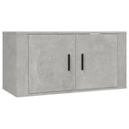 vidaXL TV-Wandschränke 3 Stk. Betongrau 80x34,5x40 cm