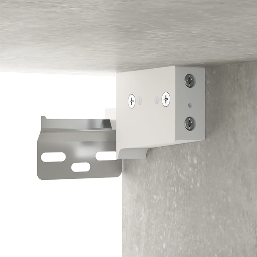 vidaXL TV-Wandschränke 3 Stk. Betongrau 80x34,5x40 cm