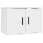 vidaXL 3-tlg. TV-Schrank-Set Weiß Holzwerkstoff