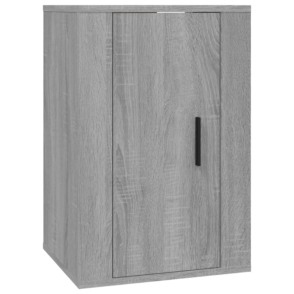 vidaXL 3-tlg. TV-Schrank-Set Grau Sonoma Holzwerkstoff