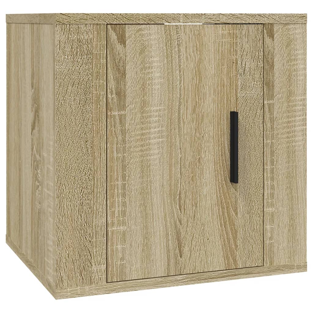 vidaXL 3-tlg. TV-Schrank-Set Sonoma-Eiche Holzwerkstoff