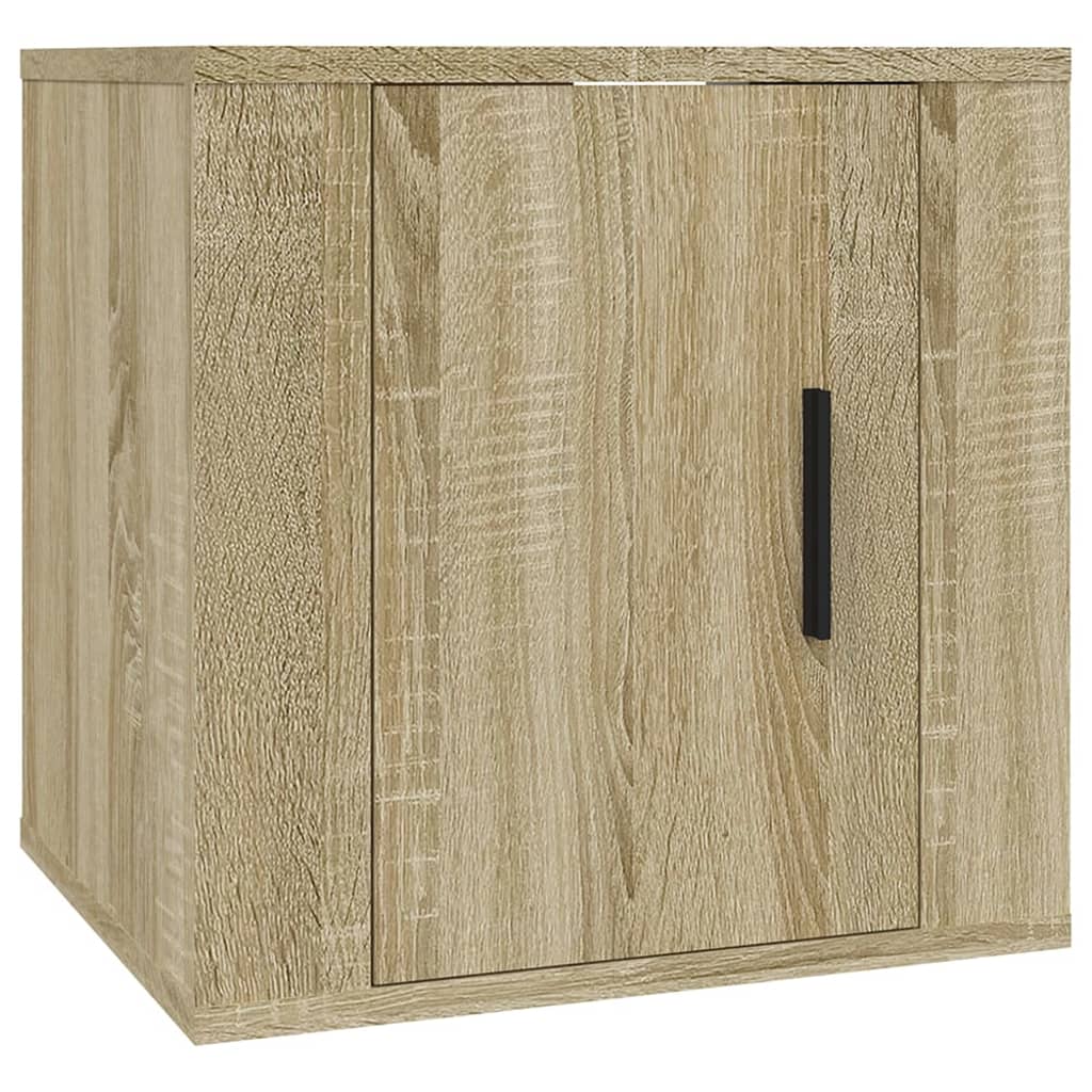 vidaXL 2-tlg. TV-Schrank-Set Sonoma-Eiche Holzwerkstoff
