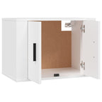 vidaXL 4-tlg. TV-Schrank-Set Weiß Holzwerkstoff