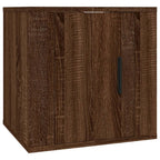 vidaXL 4-tlg. TV-Schrank-Set Braun Eichen-Optik Holzwerkstoff