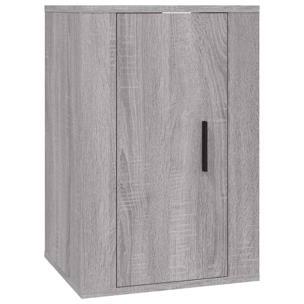 vidaXL 4-tlg. TV-Schrank-Set Grau Sonoma Holzwerkstoff
