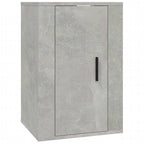 vidaXL 4-tlg. TV-Schrank-Set Betongrau Holzwerkstoff