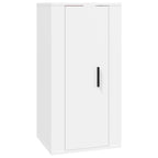 vidaXL 8-tlg. TV-Schrank-Set Weiß Holzwerkstoff