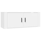 vidaXL 6-tlg. TV-Schrank-Set Weiß Holzwerkstoff