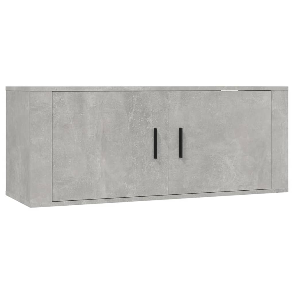 vidaXL 6-tlg. TV-Schrank-Set Betongrau Holzwerkstoff