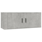 vidaXL 6-tlg. TV-Schrank-Set Betongrau Holzwerkstoff