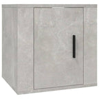 vidaXL 7-tlg. TV-Schrank-Set Betongrau Holzwerkstoff