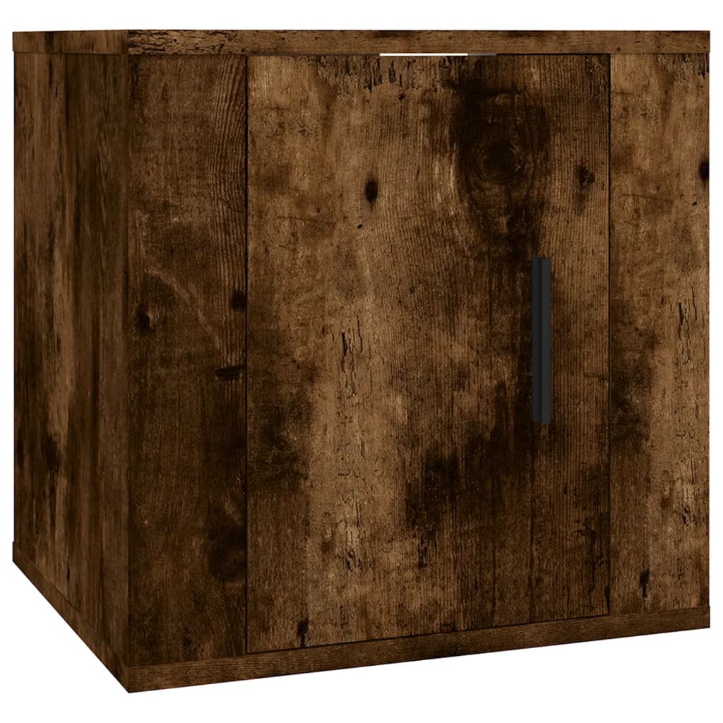 vidaXL 7-tlg. TV-Schrank-Set Räuchereiche Holzwerkstoff