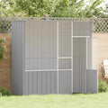 vidaXL Voliere Anthrazit 115x78x200 cm Verzinkter Stahl