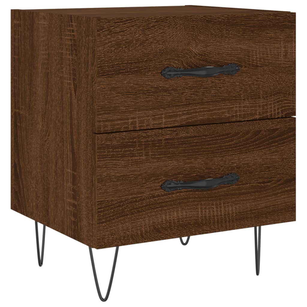 vidaXL Nachttisch Braune Eiche 40x35x47,5 cm Holzwerkstoff