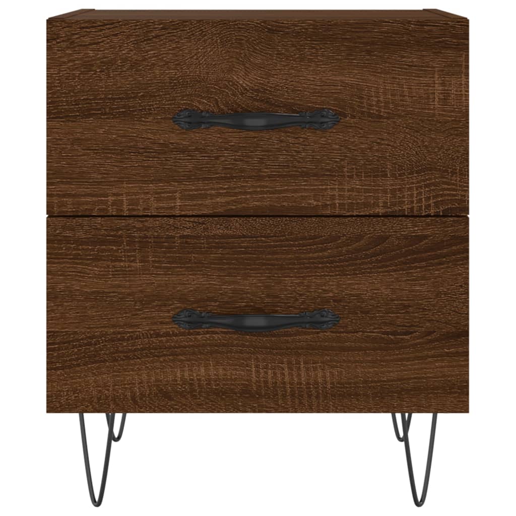 vidaXL Nachttisch Braune Eiche 40x35x47,5 cm Holzwerkstoff