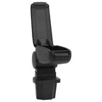 vidaXL Auto-Armlehne Schwarz 13,5x32,5x(31-46,5) cm ABS