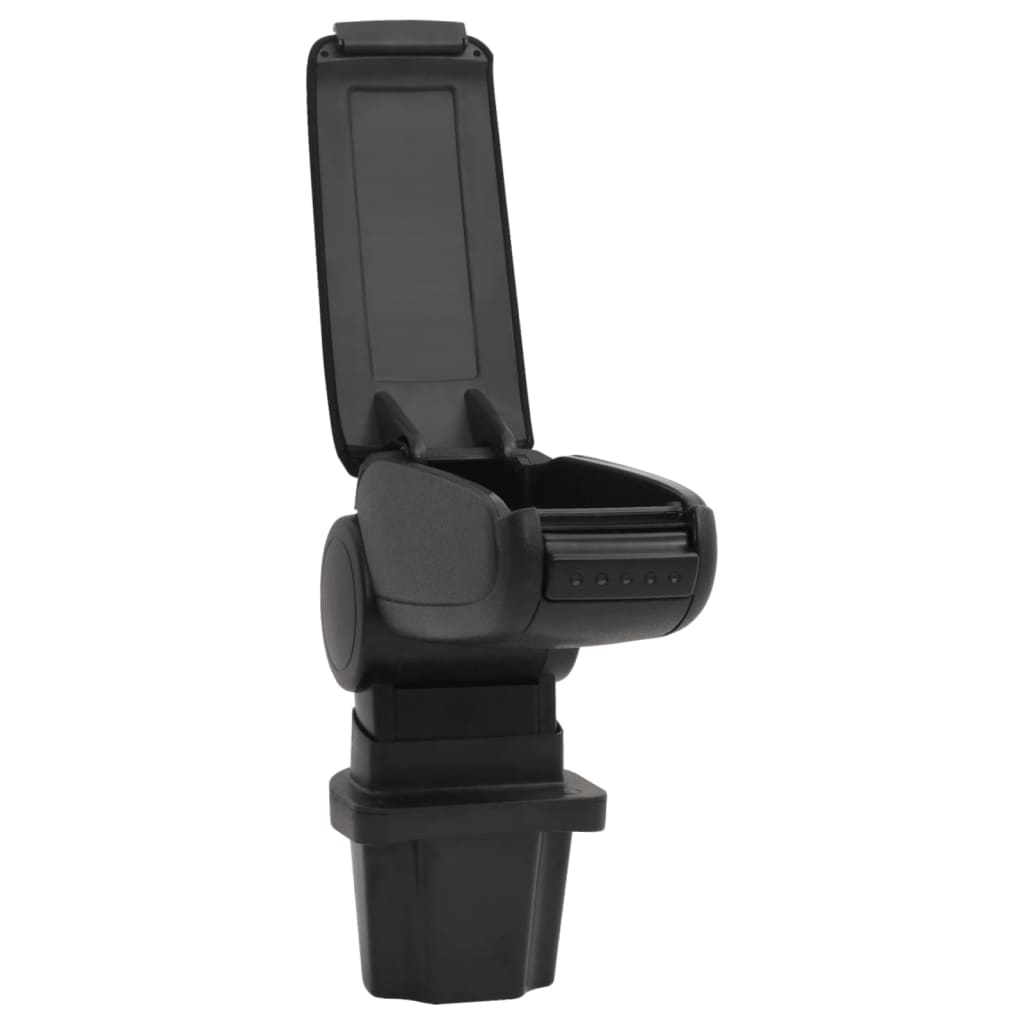 vidaXL Auto-Armlehne Schwarz 13,5x32,5x(31-46,5) cm ABS