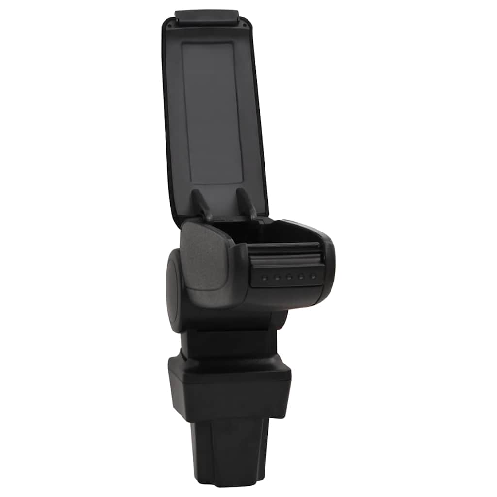 vidaXL Auto-Armlehne Schwarz 11,5x32x(30-50) cm ABS