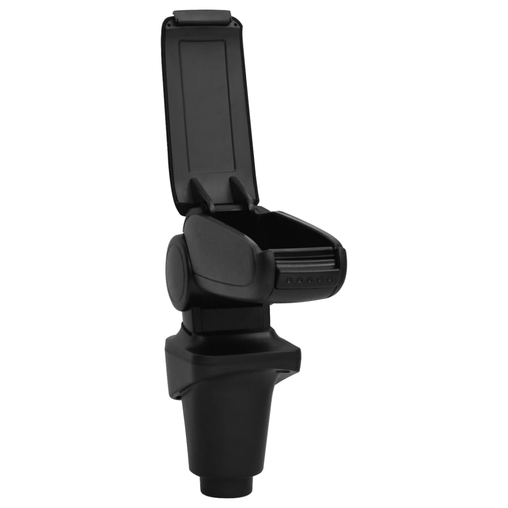 vidaXL Auto-Armlehne Schwarz 14x35x(37-53) cm ABS