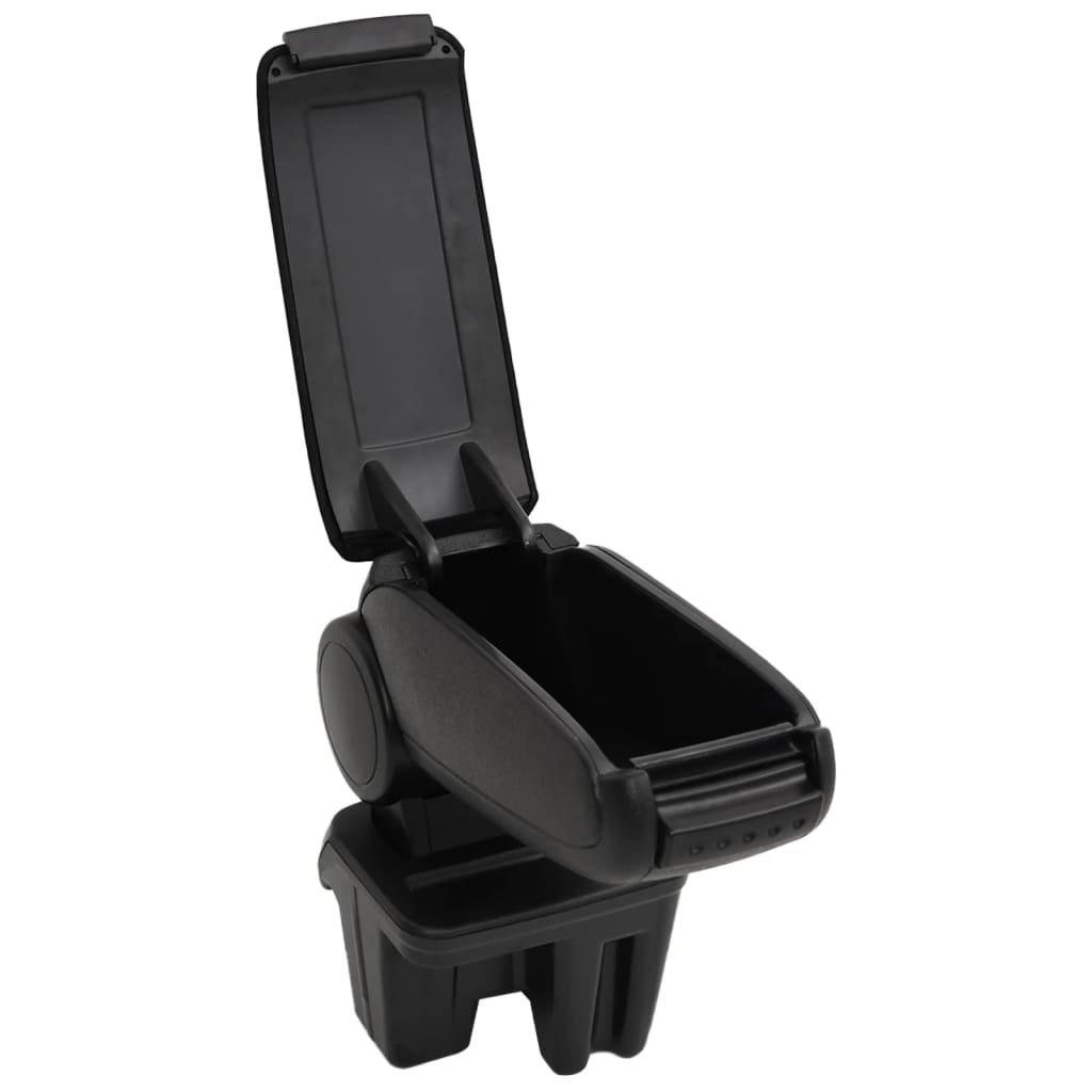 vidaXL Auto-Armlehne Schwarz 15x31x(28-44) cm ABS